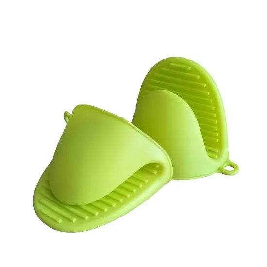Silicone Pot Holder Oven Gloves – Heat Resistant Kitchen Mitts for Cooking & Baking