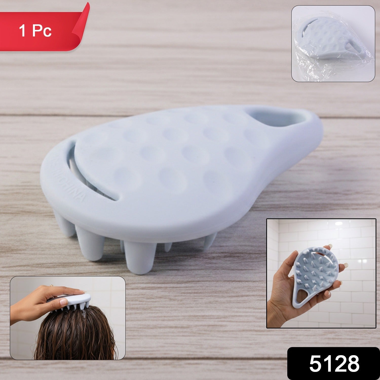 Silicone Scalp Massager – Deep Cleansing & Relaxing Shampoo Brush Secondary image