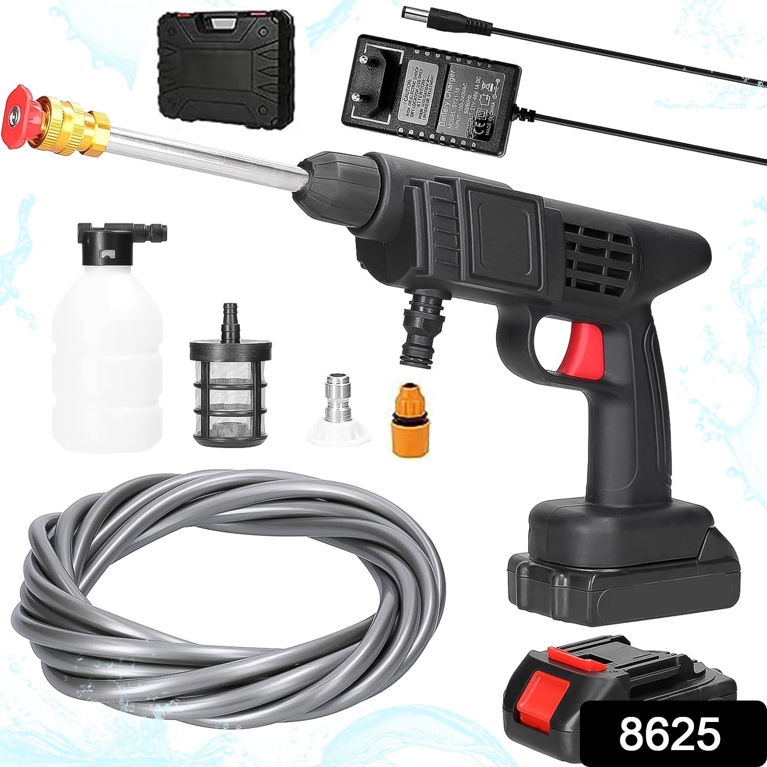 Wireless Car Washer Gun – Portable High Pressure Kit | Carivox Secondary image