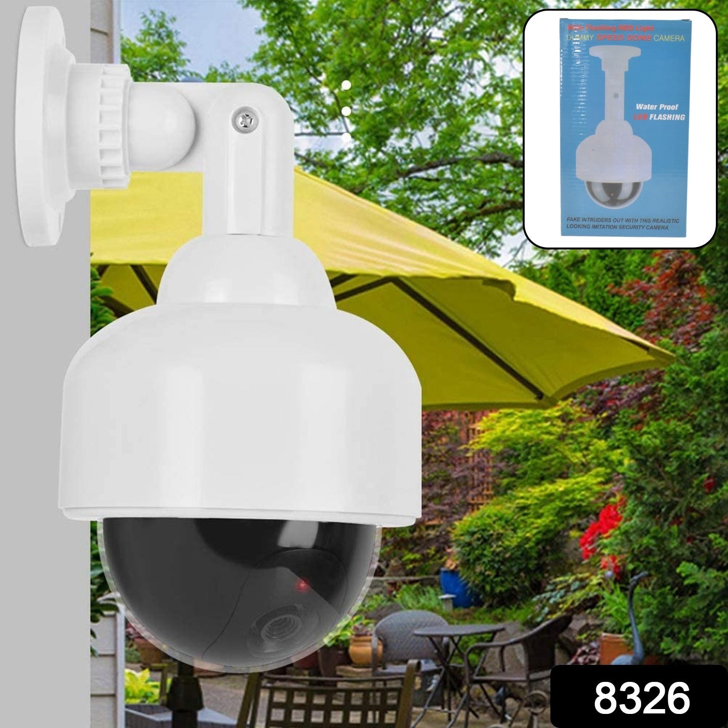 Dummy CCTV Camera – Realistic with Flashing LED & 360° Rotation | Safelix Secondary image
