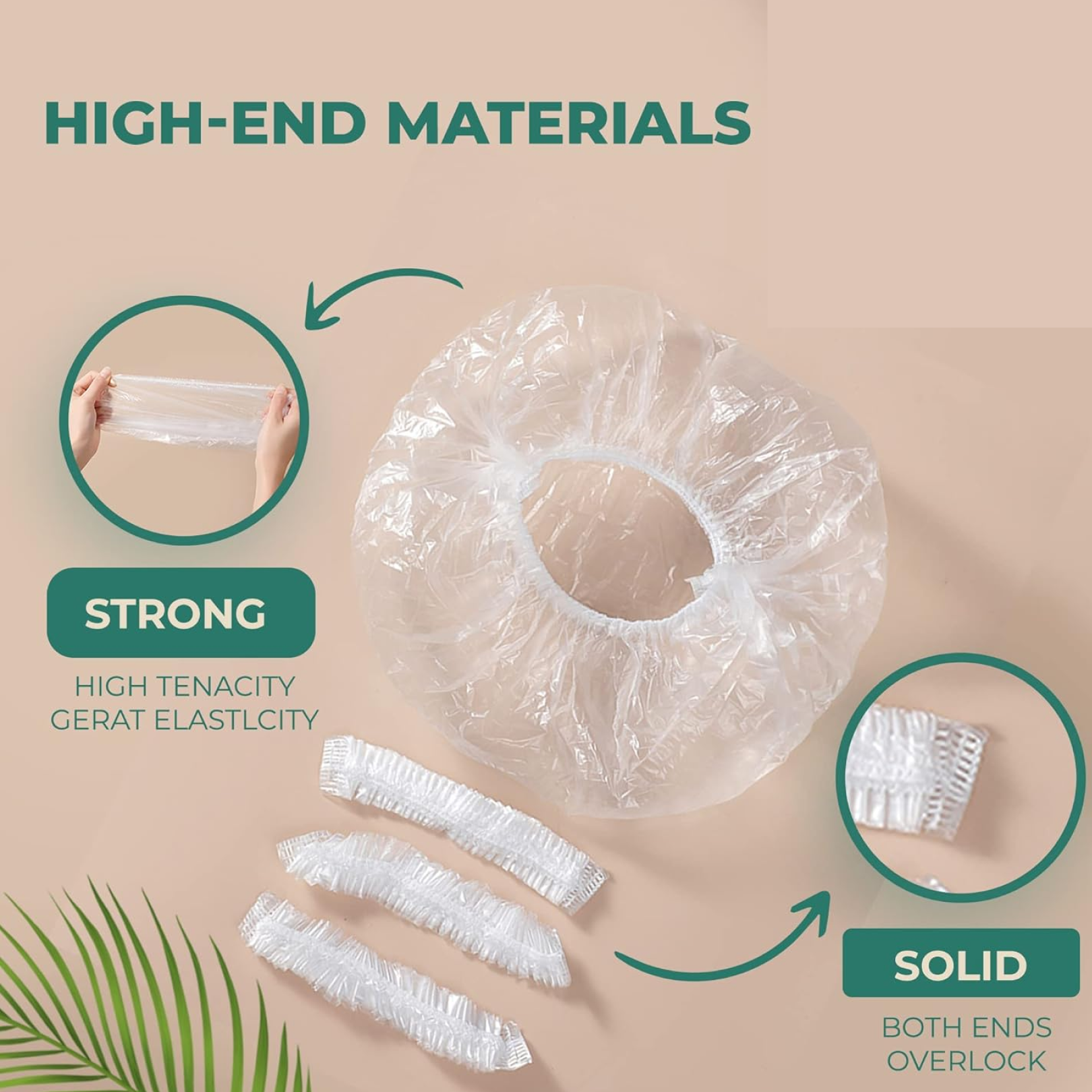 Disposable Shower Cap – Waterproof & Hygienic | VelvaBloom Secondary image