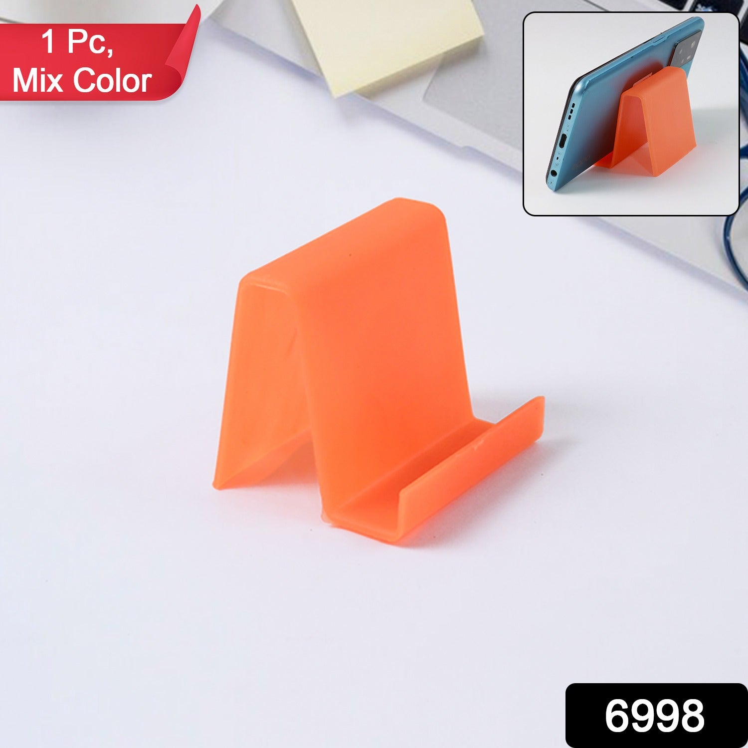 Plastic Phone Stand with Angled Support – Durable & Compact Secondary image