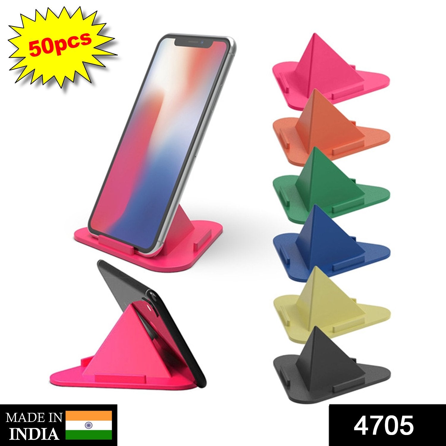 Pyramid Mobile Stand – 50 Pcs Set, 3 Inclined Angles | PHOBIA Secondary image