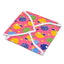 Vibrant multi-print square cotton roti cover, ideal for keeping chapatis fresh.