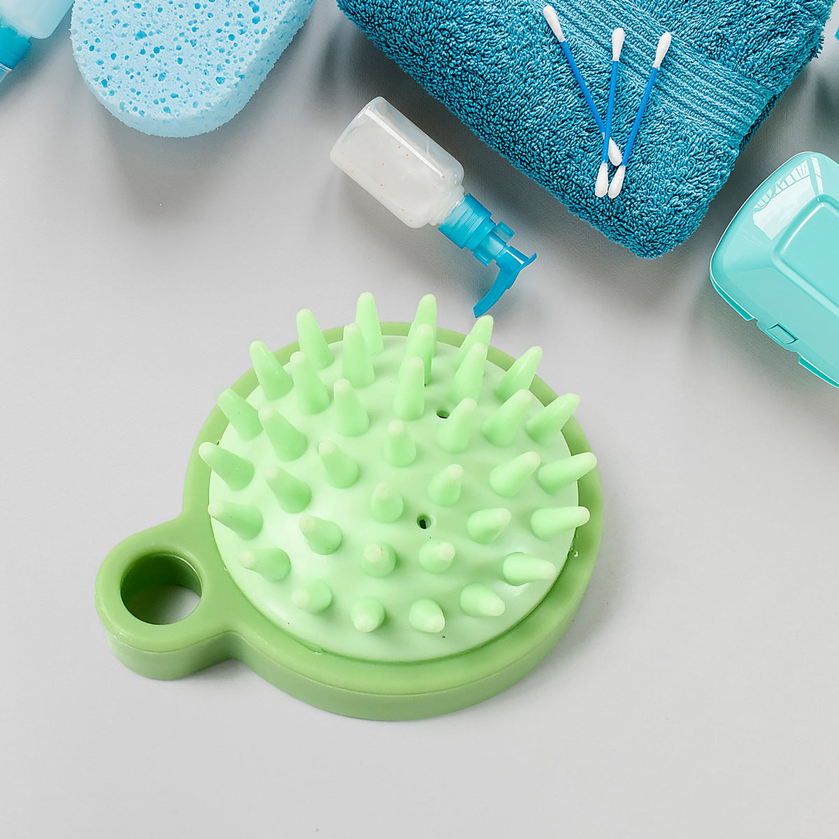 VelvaBloom scalp massage comb on a clean white background, ready for use. Main image