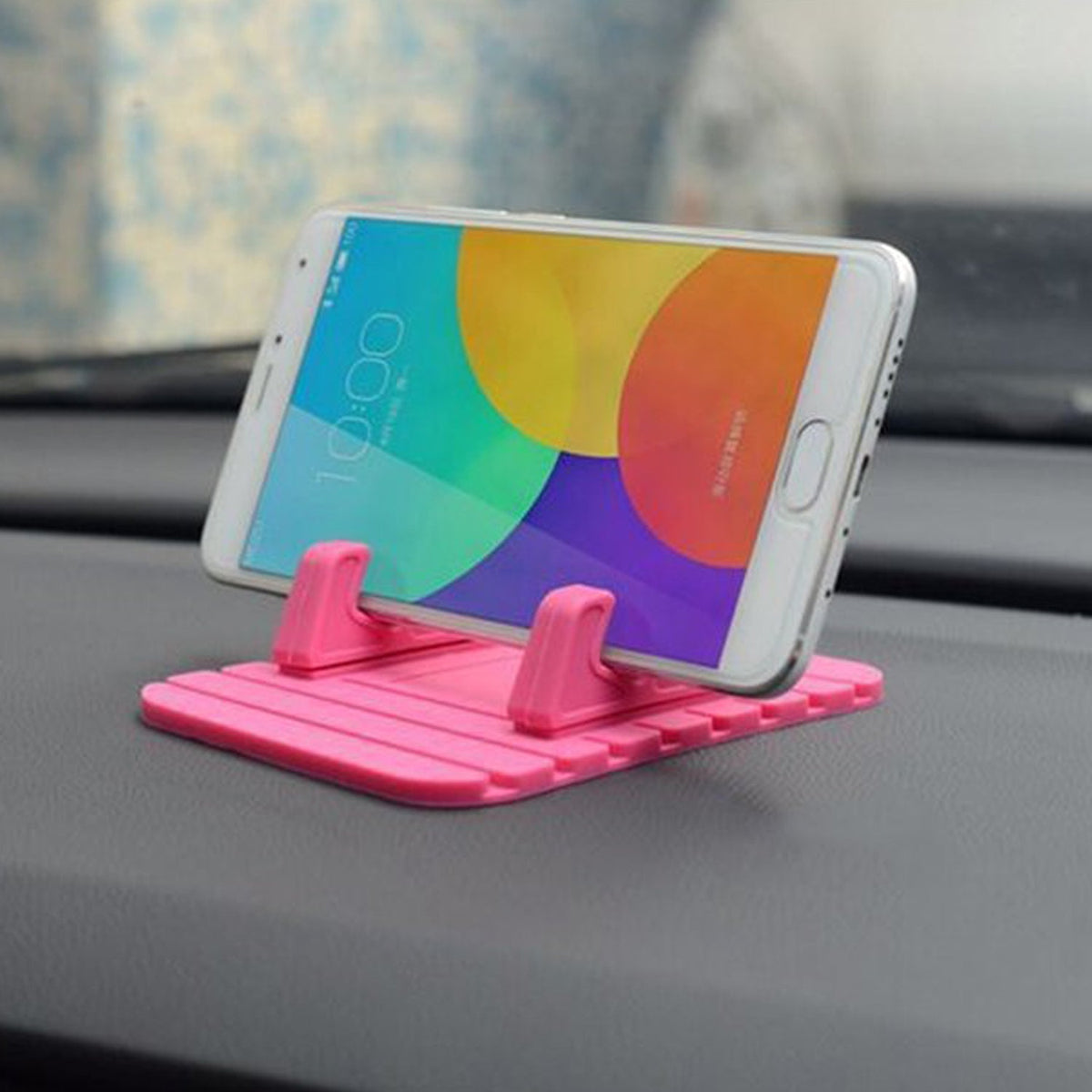 PHOBIA Portable Mobile Stand holding a smartphone horizontally on a desk. Main image