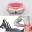 Ergonomic plastic cellulite roller for full body massage.