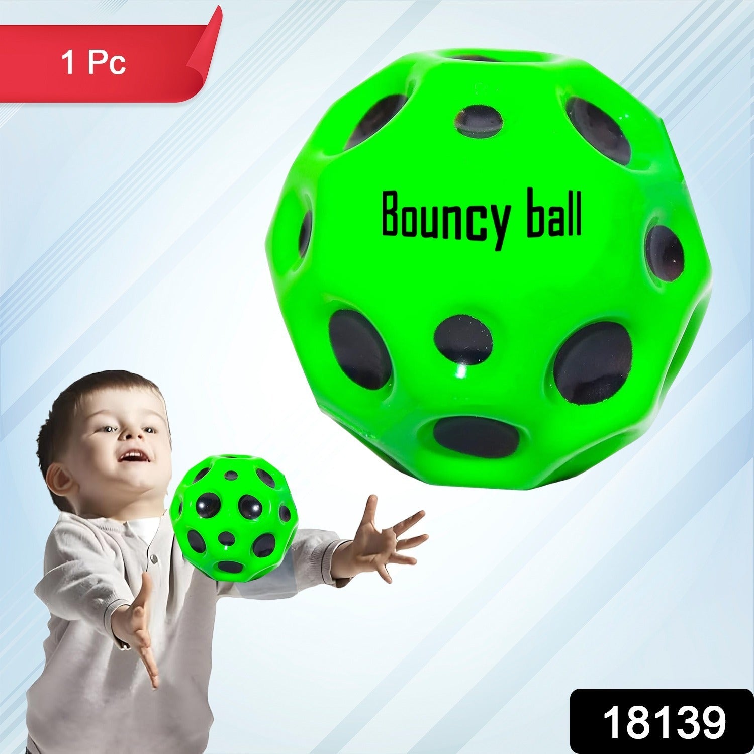 Bouncy Ball for Kids – High-Bounce Moon Crater Toy | Play & Move Secondary image