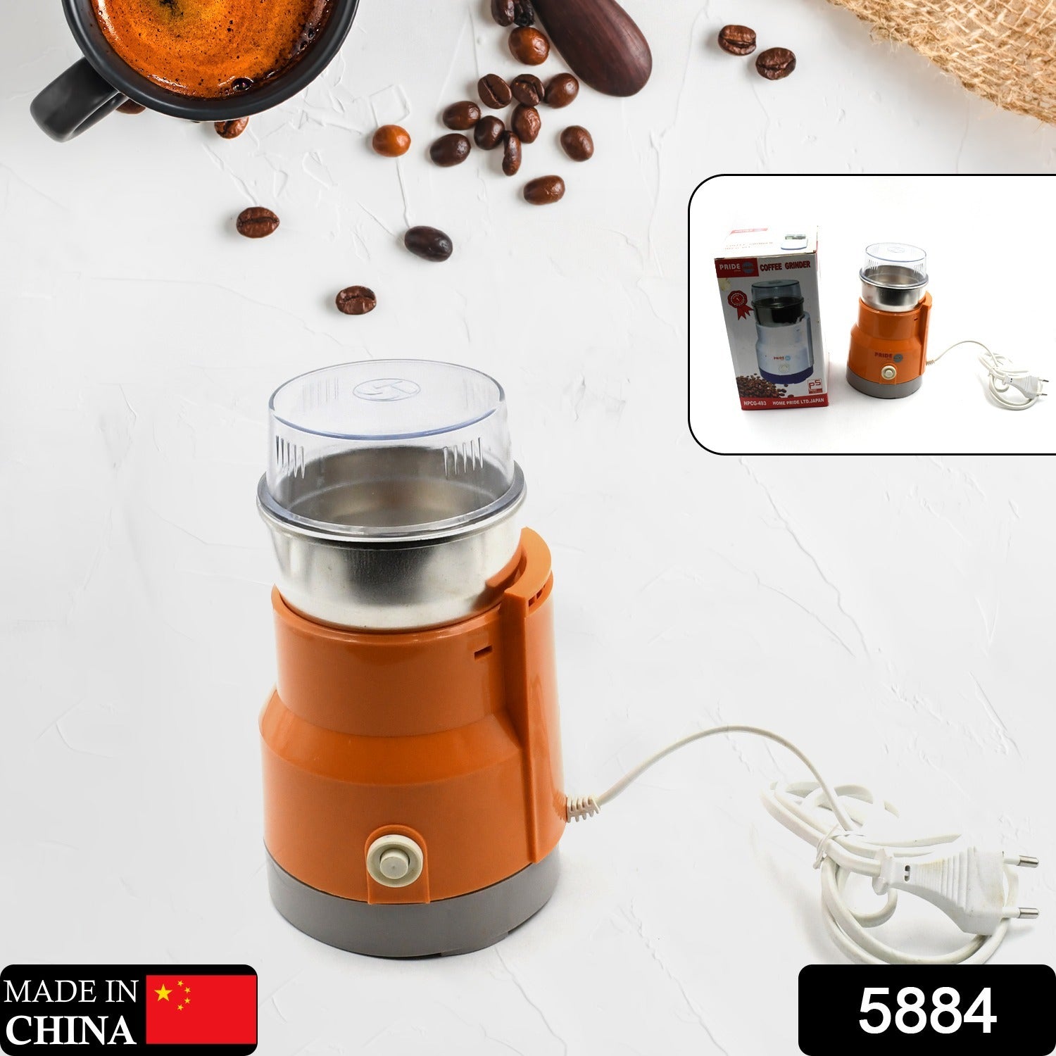 Electric Coffee Grinder – Portable Multi-Function Mill | ChefAura Secondary image