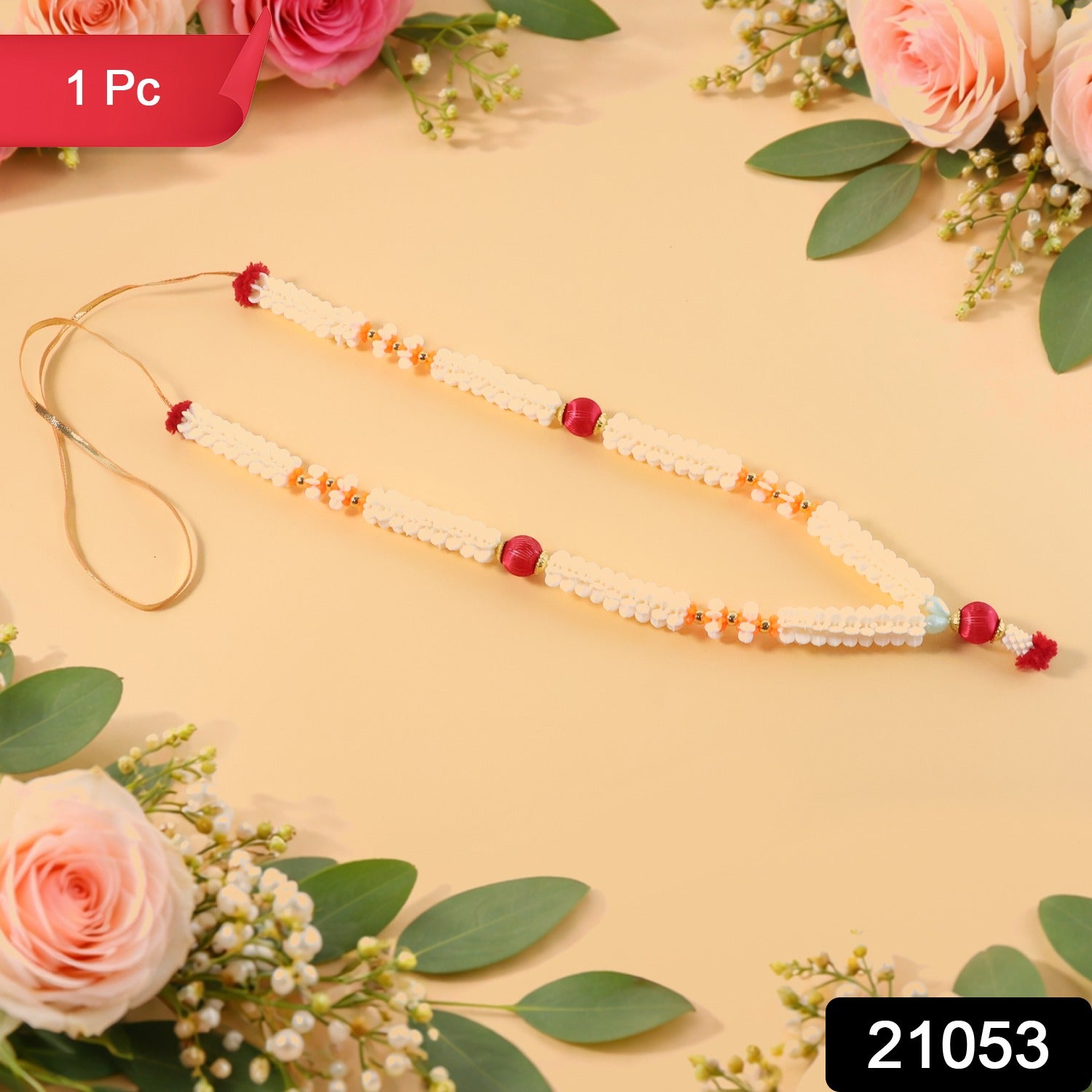 Pooja Gajra Garland – Traditional Floral Decorative Accessory Secondary image