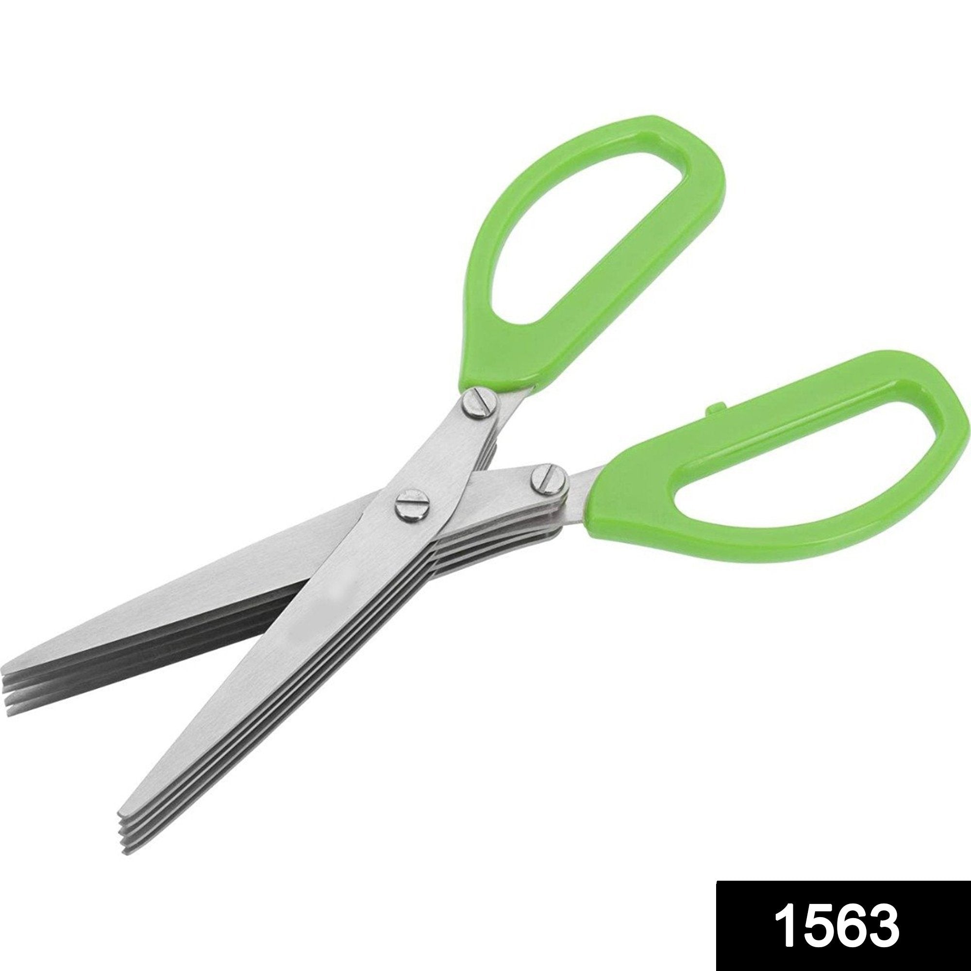 5-Blade Herb Scissors – Stainless Steel Kitchen Cutter | Quickslice Secondary image