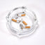 Crystal glass ashtray with a unique faceted design, ideal for cigars and cigarettes.