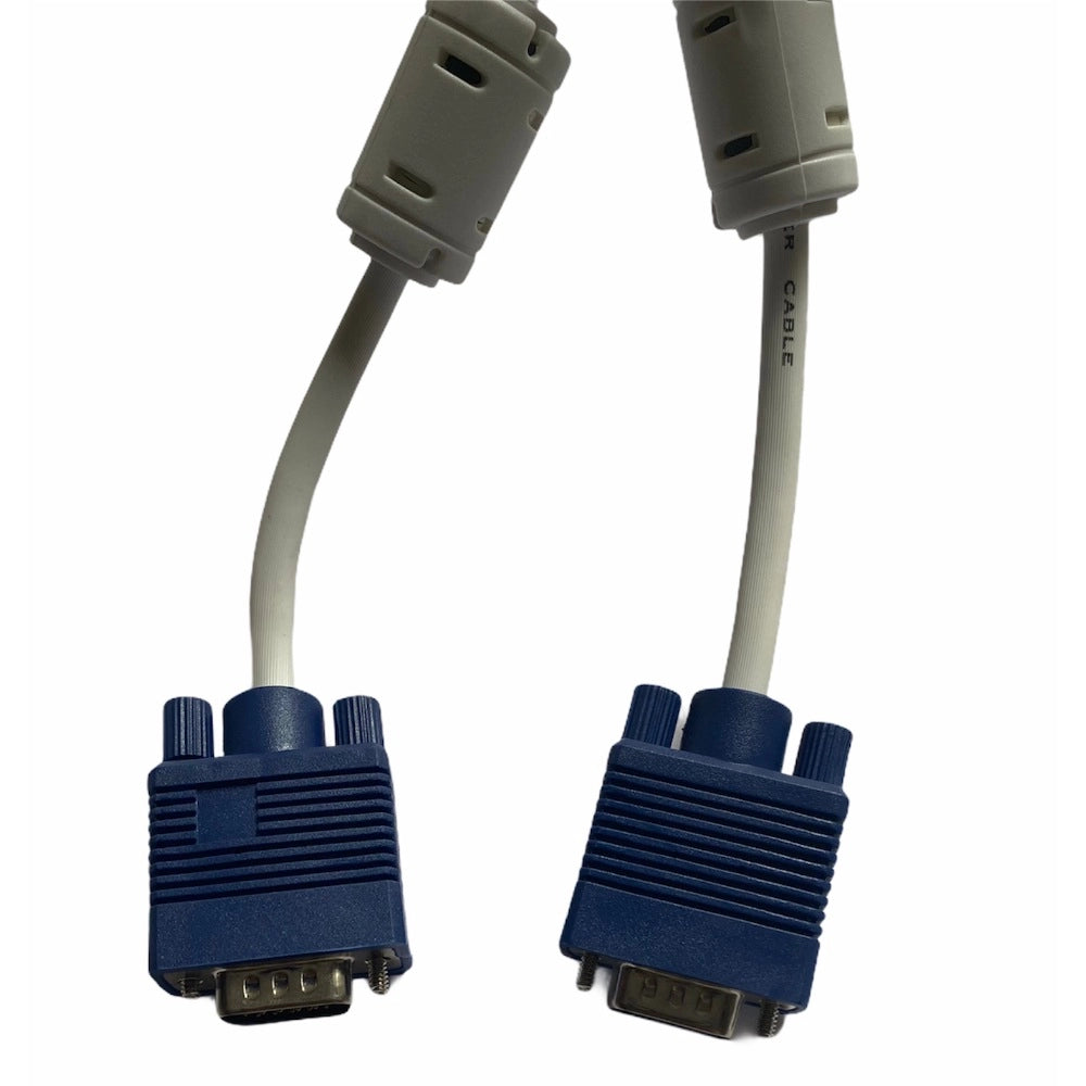 Generic VGA Cable Male to Male 3 Yards Supports PC, Monitor, TV, LCD_LED, Plasma, Projector, TFT (White) Secondary image