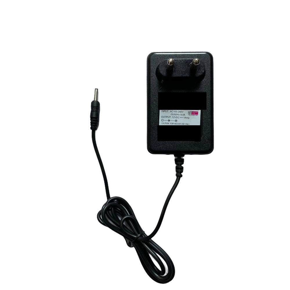 Generic 12V 1A Power Adapter, Power Supply AC Input 100 240 V and Output 12V 1A for Set Top Box_DTH Box, CCTV System, Router, Other Electronics And IT Gadgets with Vtech Pin (Black) Main image