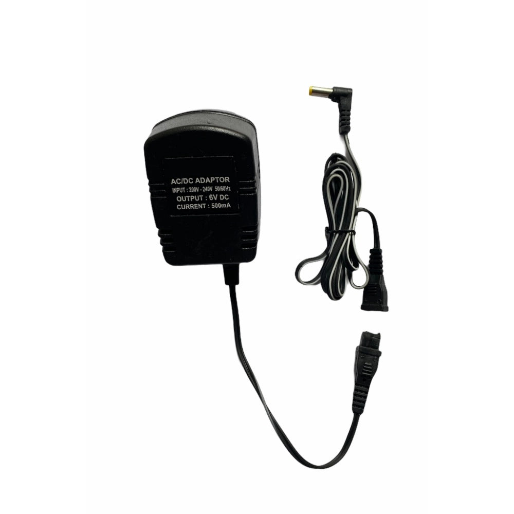 Generic 6V 500mA Power Adapter, Power Supply AC Input 200 240 V and Output 6V 500mA for Set Top Box_DTH Box, CCTV System, Router, Other Electronics And IT Gadgets with DC Pin (Black) Main image
