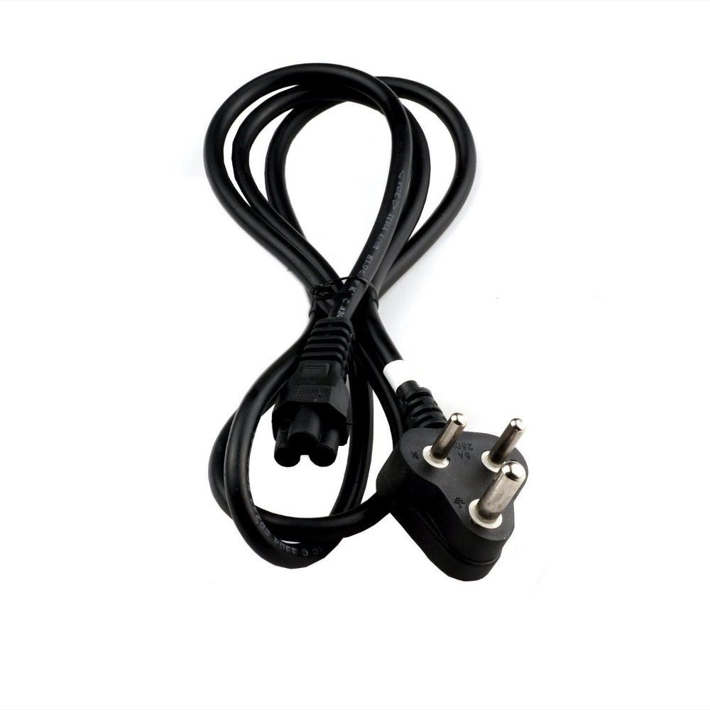 Generic Supreme Quality 1.2 Meter 3Pin Power Cord for Laptop (Black) Main image