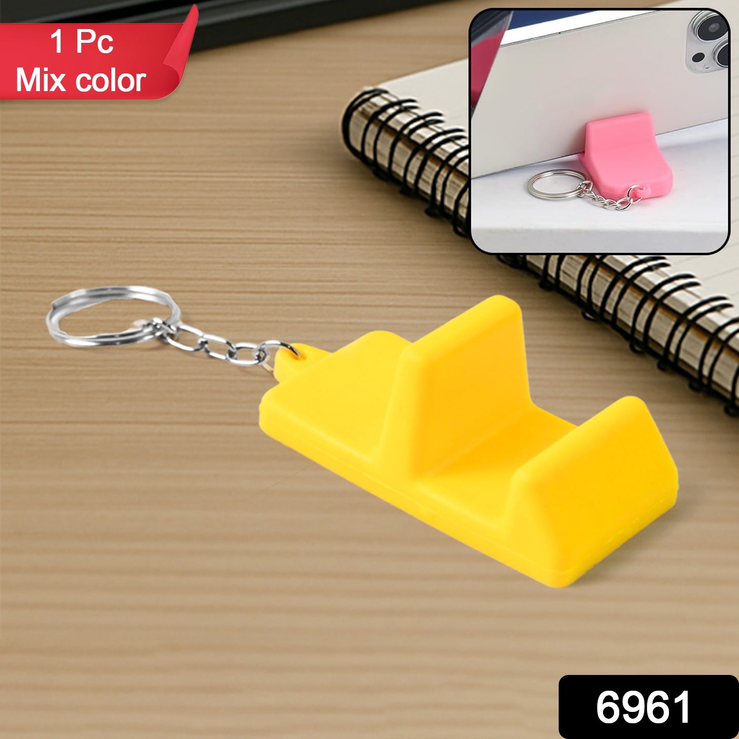 Mobile Stand Keychain – Compact 2-in-1 Phone Holder & Keyring Secondary image