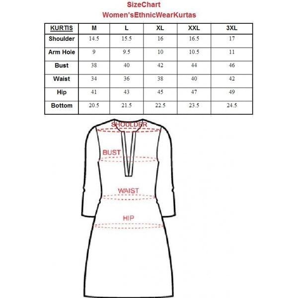 Generic Women's Khadi Printed A Line Kurti (Off White, Khadi)