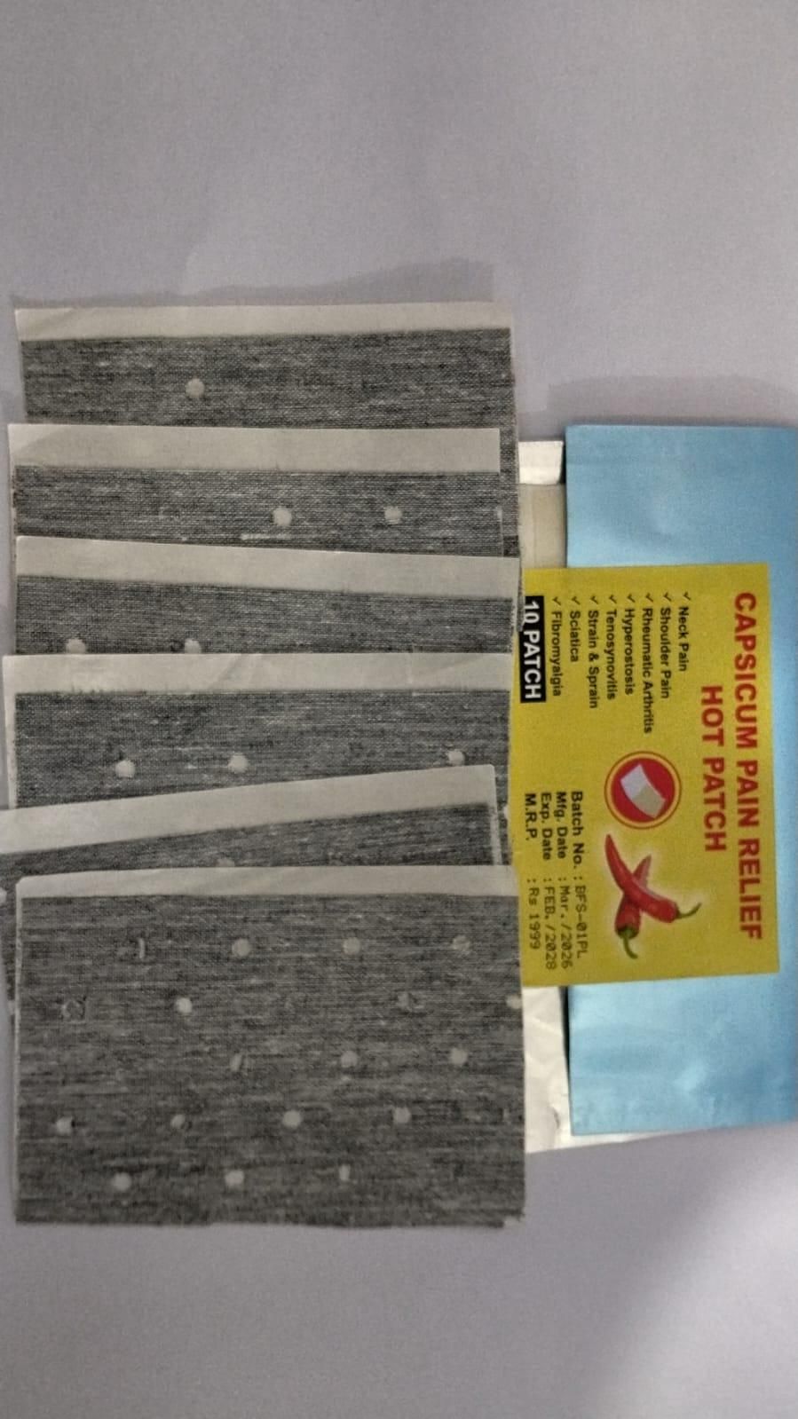 (Pack of 1) Capsicum Pain Relief Hot Patch Secondary image