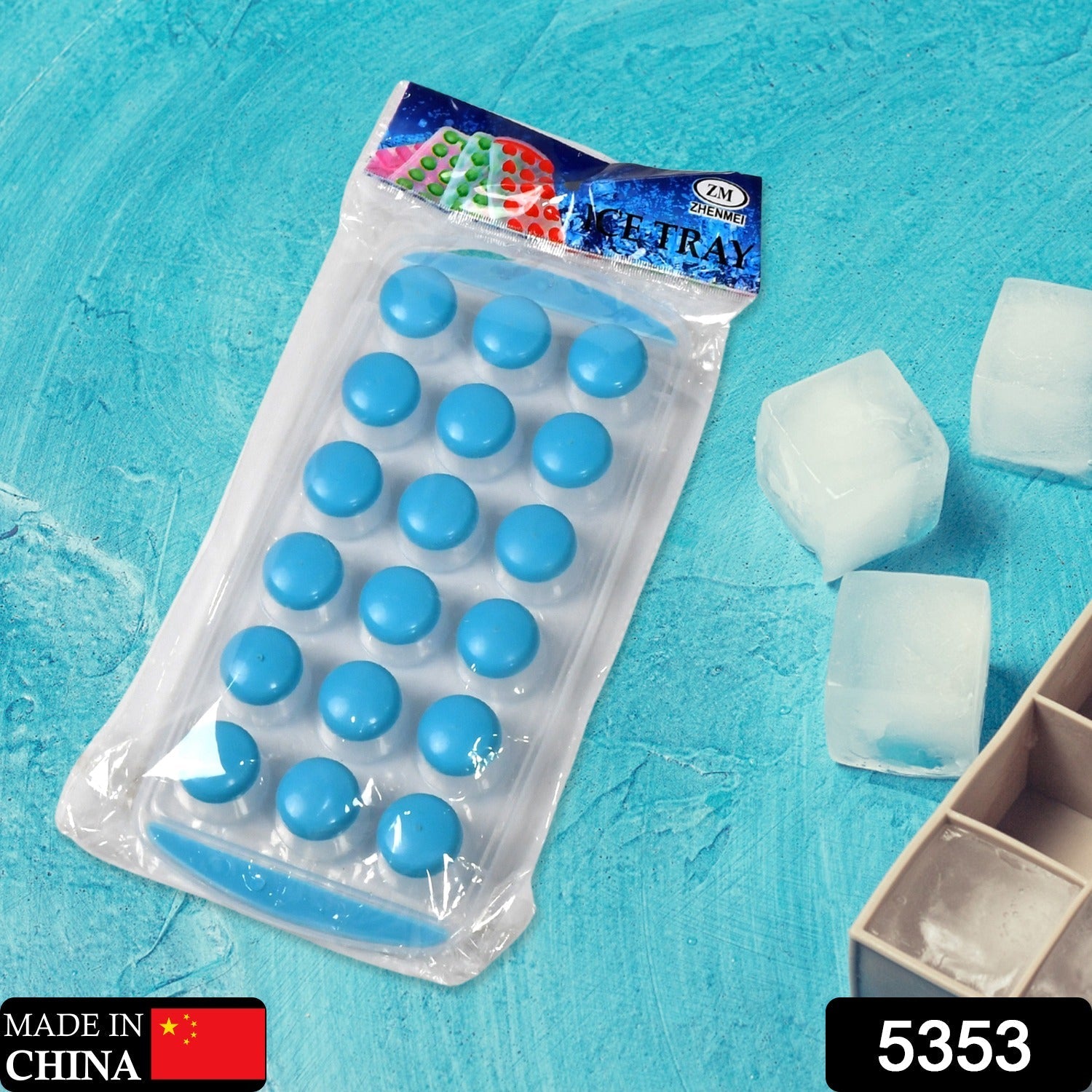 Round Silicone Ice Cube Tray – Smart Push Out Mini Ice | Indo Glow Secondary image