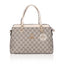 Generic Women's Faux Leather Printed Handbag (Beige)