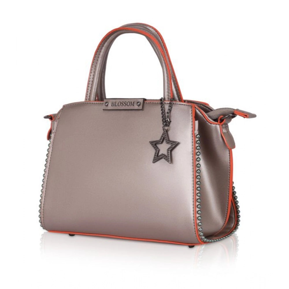 Generic Women's Faux Leather Metal Beads Handbag (Bronze) Secondary image