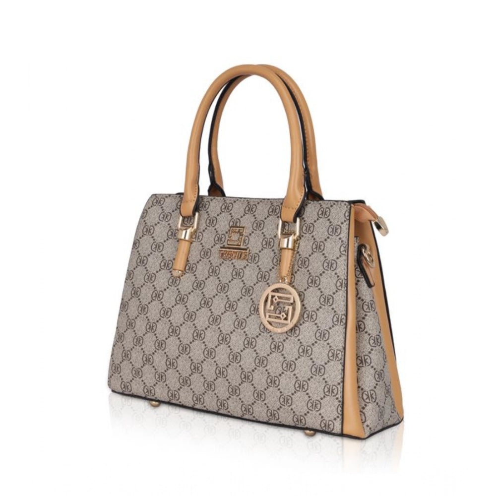 Generic Women's Faux Leather Printed Handbag (Camel) Secondary image
