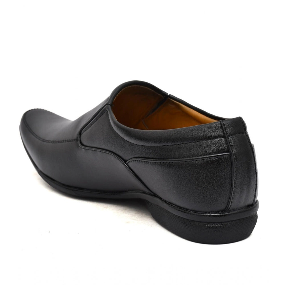 Generic Men's Faux Leather Formal Shoes (Black) Secondary image