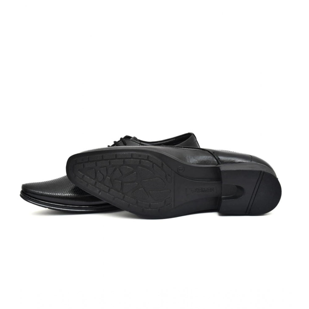 Generic Men's Faux Leather Formal Shoes (Black) Secondary image