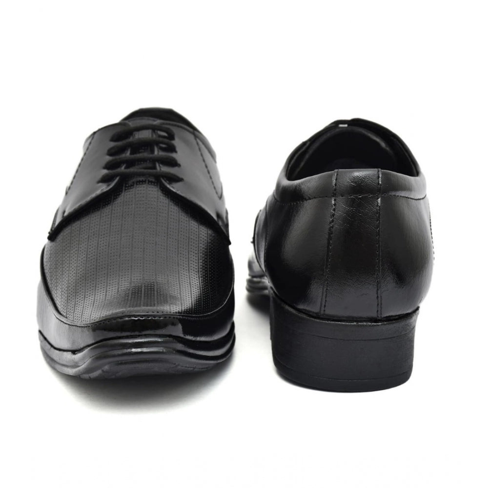Generic Men's Faux Leather Formal Shoes (Black) Main image
