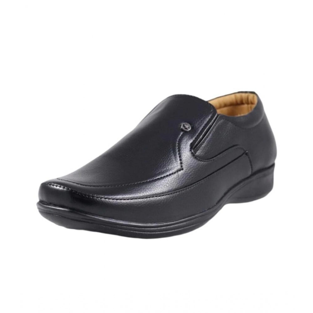 Generic Men's Faux Leather Formal Shoes (Black) Main image