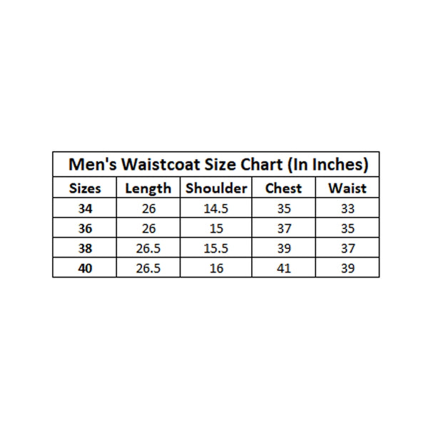 Generic Men's Jacquard Printed Full Sleeve Waistcoat (Blue)