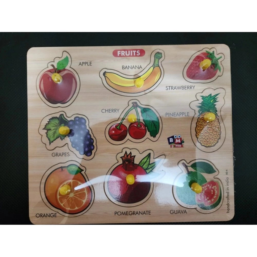 Wooden Puzzle - Fruits | Wood | Educational Toys | 3+ Years Secondary image