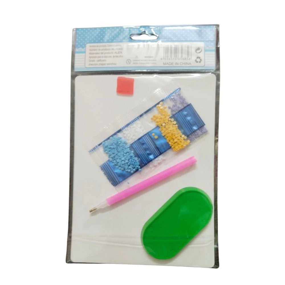 Pack Of_2 Diamond Painting Kit - Dolphin |   Cardboard  |   Stationery | 2+ Years Secondary image