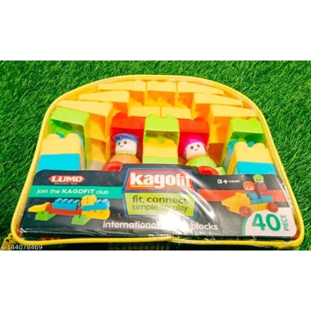 40_Pcs Set Blocks | Plastic | Educational Toys | 3+ Years Secondary image