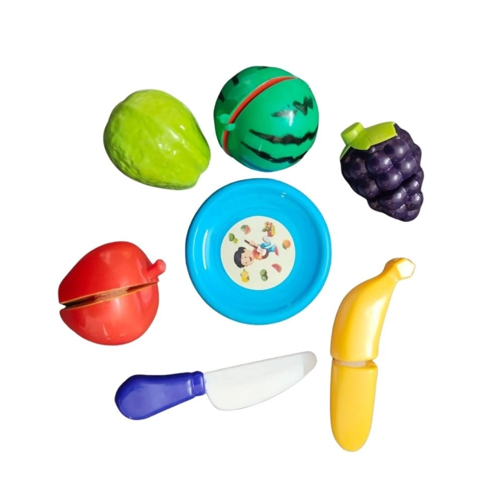 5_Pcs Set Cutting Fruits  |   Plastic  |   Toys| 1+ Years Main image