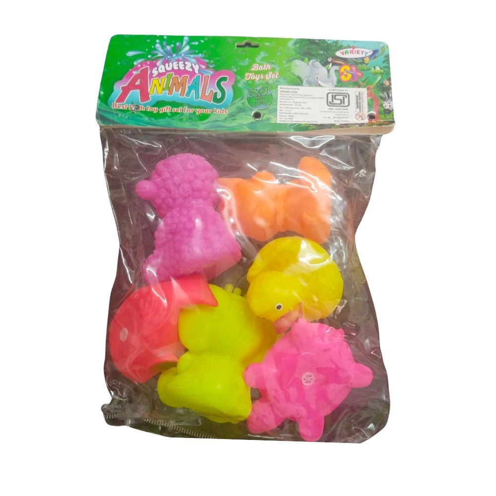 Domestic Mixed Animal Chu Chu Toys |   Rubber  |   Toys| 6+ Months Secondary image