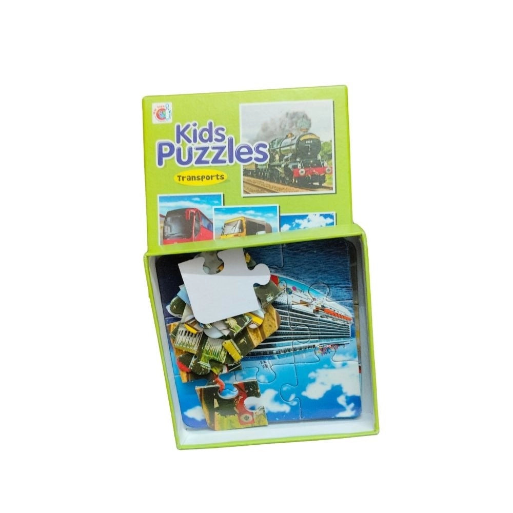 4_Pcs Set Transport Puzzle |   Cardboard  |   Educational Toys| 3+ Years Secondary image