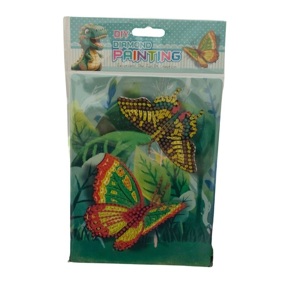Pack Of_2 Diamond Painting Kit - Butterfly |   Cardboard  |   Stationery | 2+ Years Main image