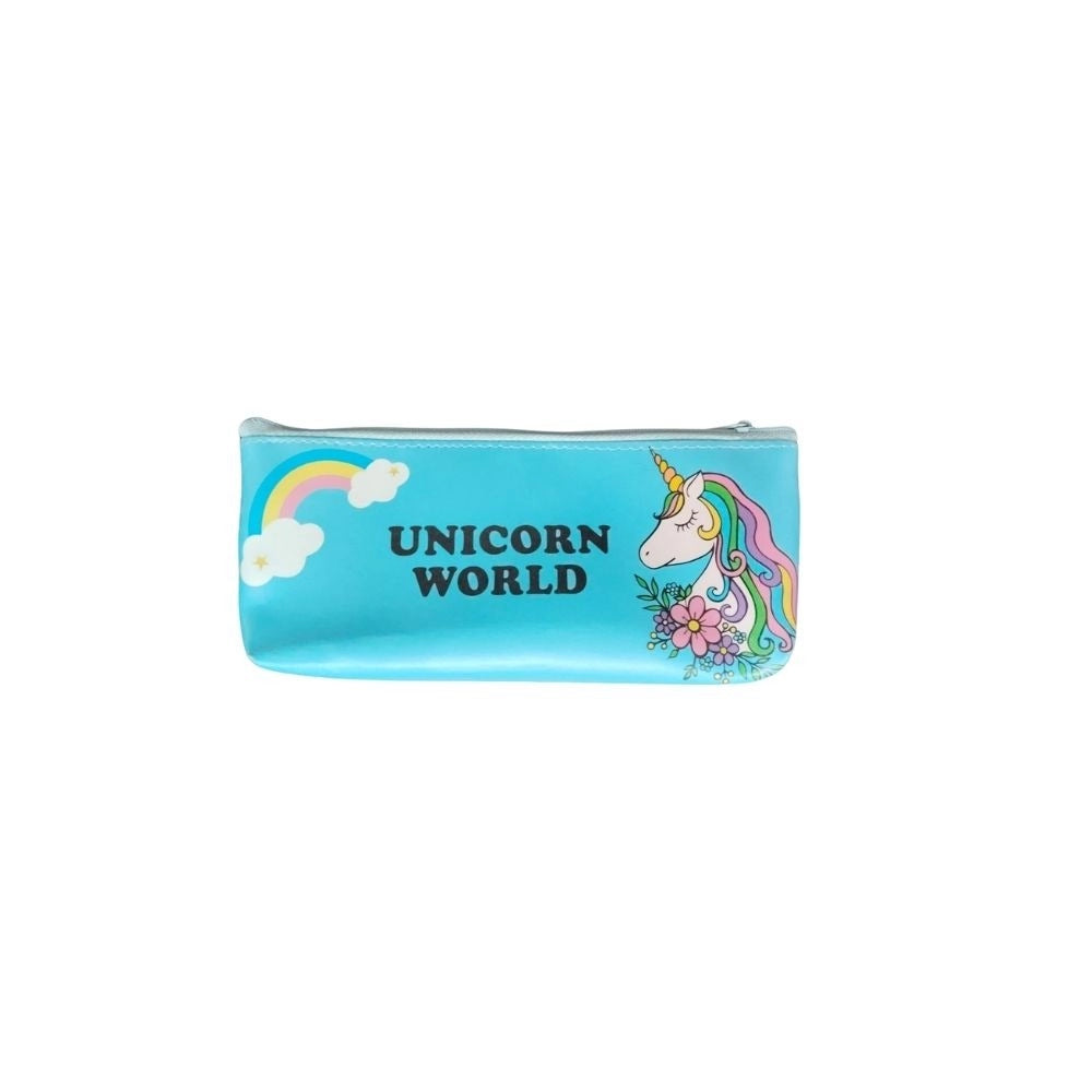 Pack Of_2 Pencil Poch - Unicorn World |   Canvas  |   Stationery | 3+ Years Secondary image