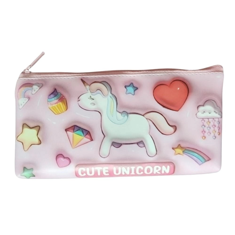 Unicorn Pencil Pouch |   Canvas  |   Stationery | 3+ Years Main image