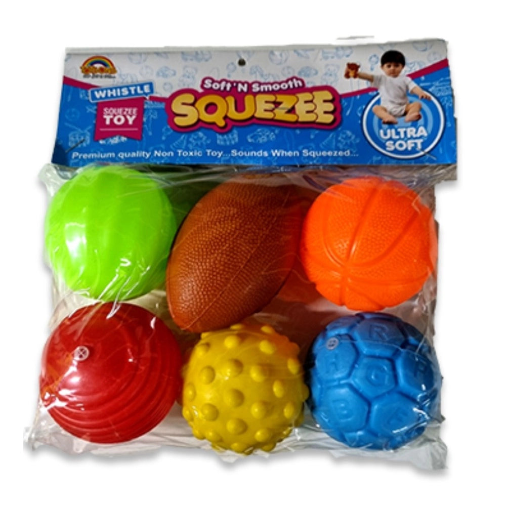 Squeeze ball (6pcs)| Plastic | Toys | 3+ Years Secondary image