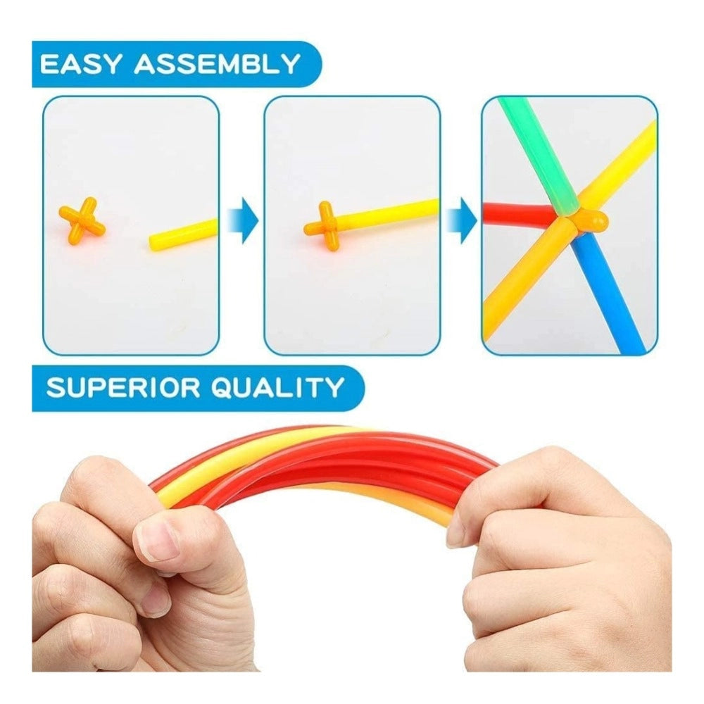 Pipe Block (Straw) | Plastic | Toys | 3+ Years Secondary image
