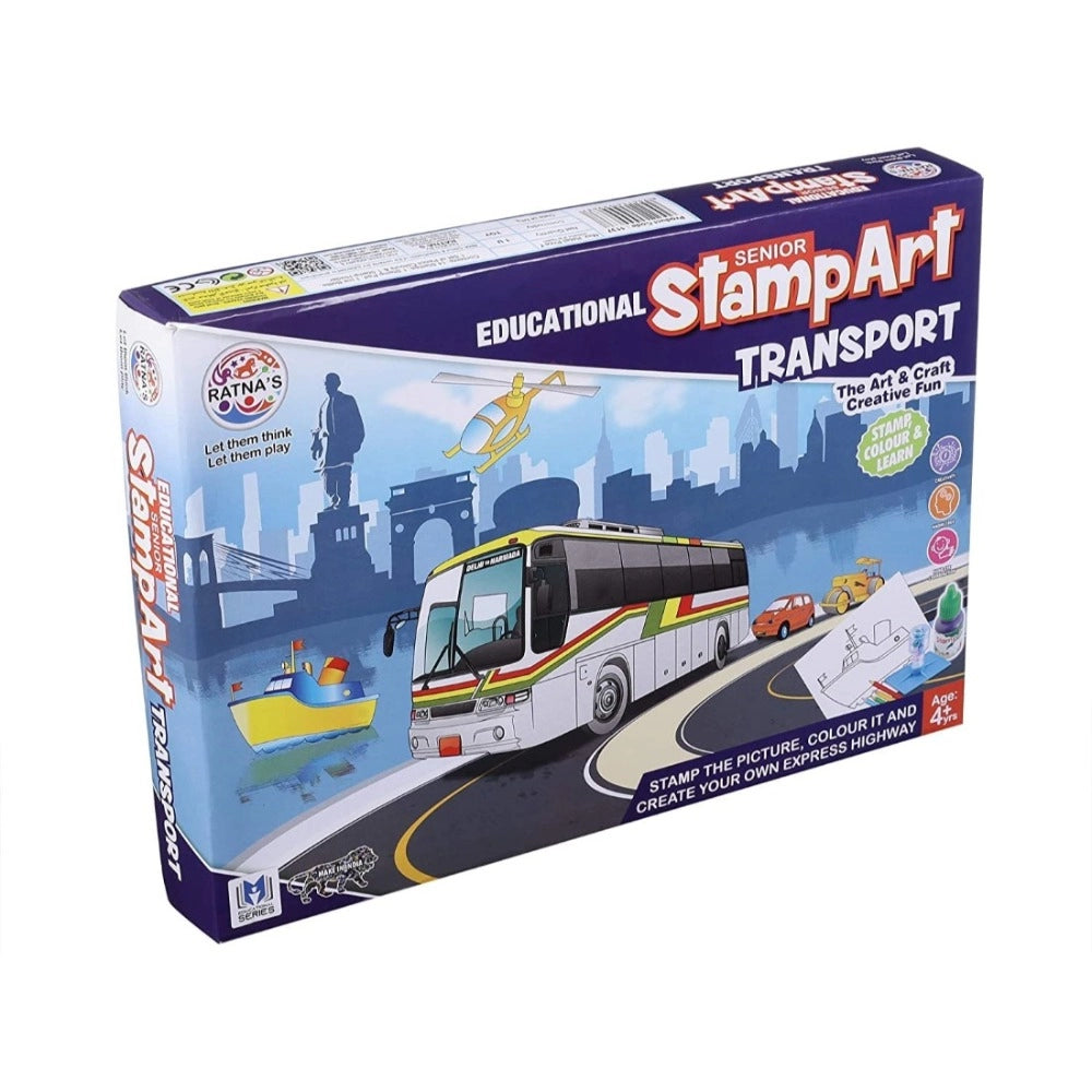 Stamp Art-Transport | Plastic | Educational Toys | 4+ Years Main image