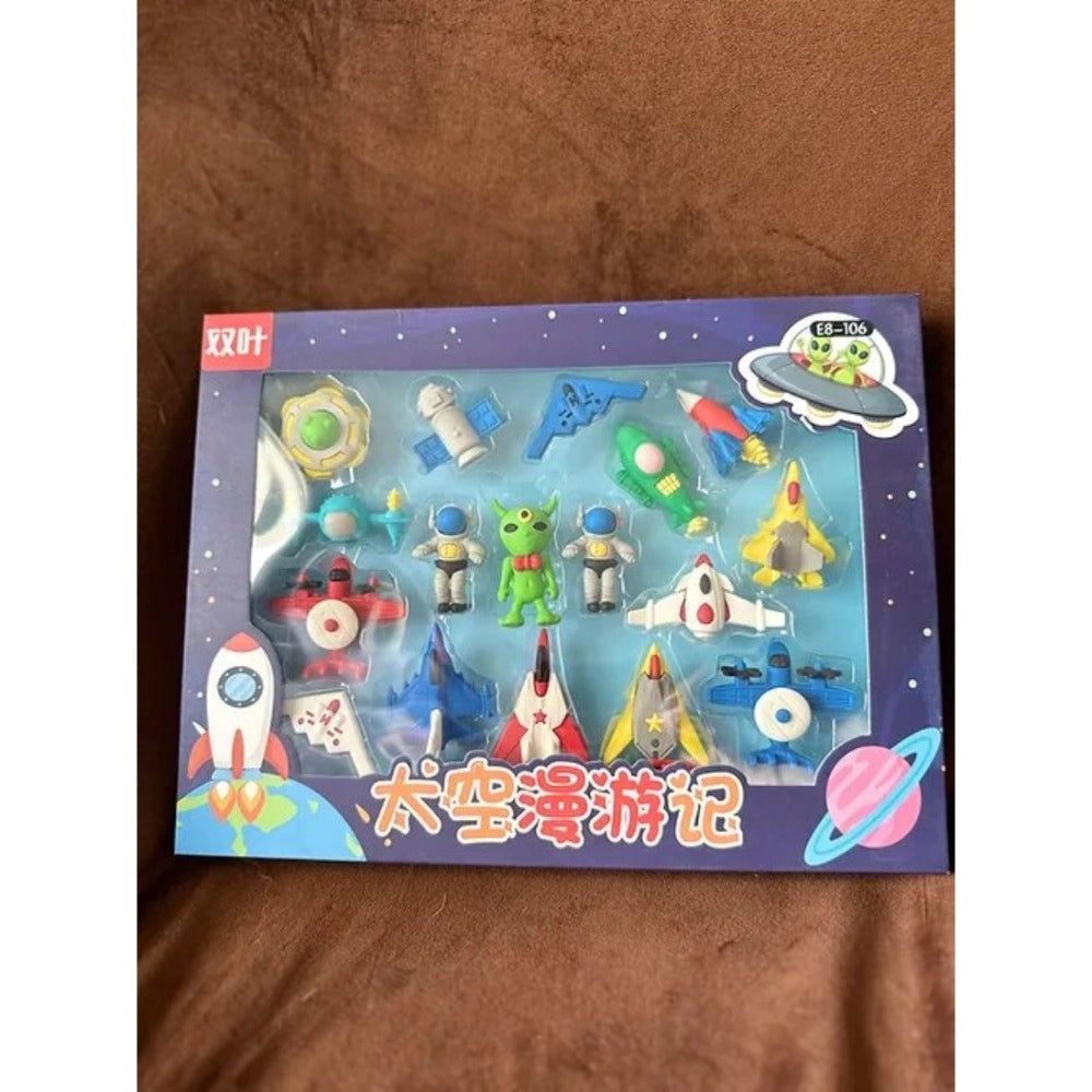 Eraser Set - Space Theme  | Rubber | Stationery | 5+ Years Secondary image