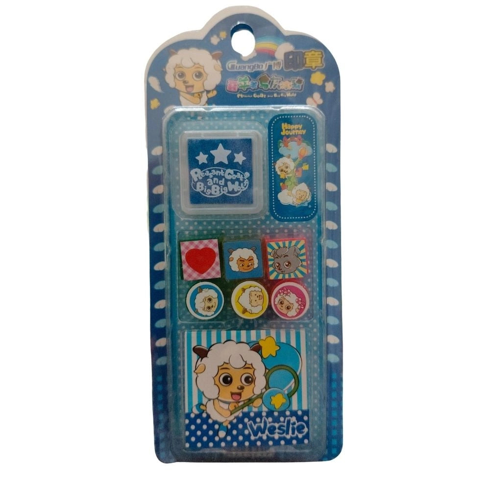 Pack Of_2 Cartoon Stamp |   Plastic  |   Stationery | 3+ Years Main image
