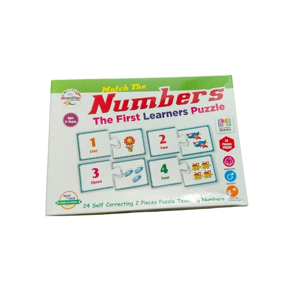 Number Puzzle |   Cardboard  |   Educational Toys| 3+ Years Main image