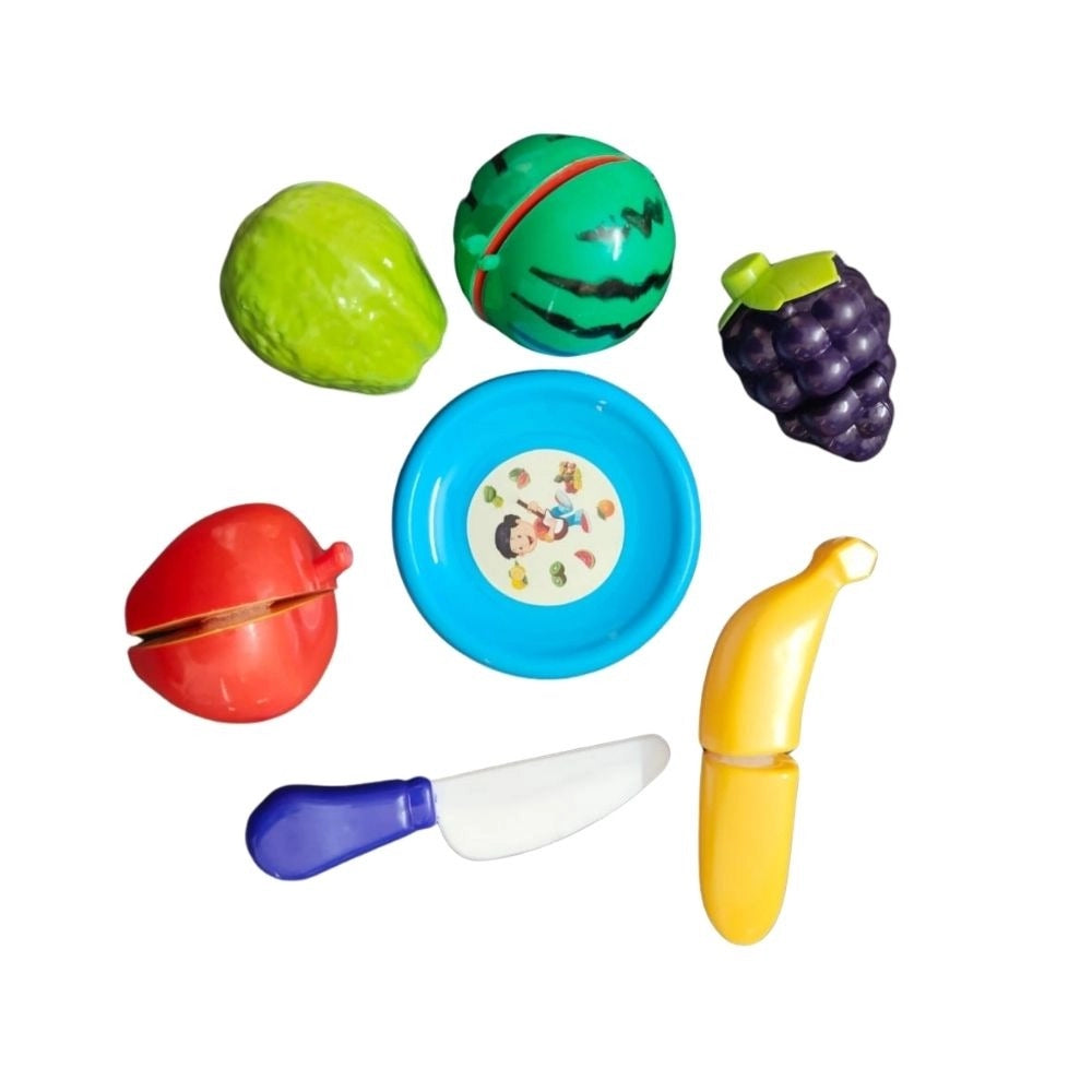 5_Pcs Set Cutting Fruits  |   Plastic  |   Toys| 1+ Years Secondary image