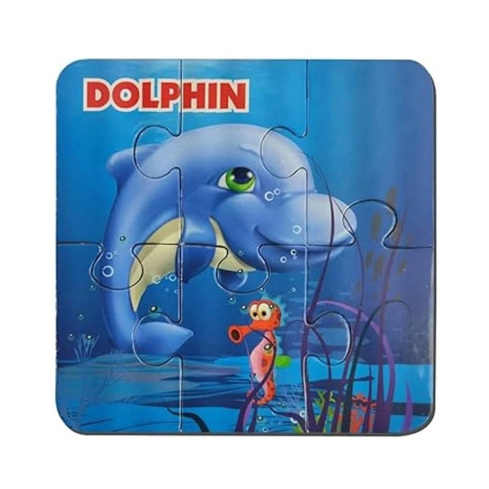 3_Pcs Set Water Animal Puzzle | Cardboard | Educational Toys | 3+ Years Secondary image