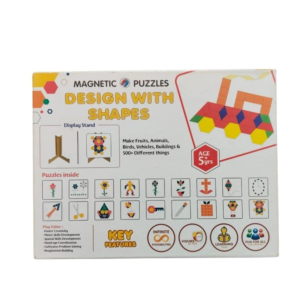 Magnetic Puzzle |   Cardboard  |   Educational Toys| 3+ Years Secondary image
